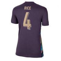 Camisa de time de futebol Inglaterra Declan Rice #4 Replicas 2º Equipamento Feminina Europeu 2024 Manga Curta